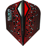 Harrows Silika Dart Flights - Tough Crystaline Coated - Std - No6 - Colourshift-X Red