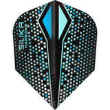 Harrows Silika Dart Flights - Tough Crystaline Coated - Std - No6 - Colourshift-X Silver