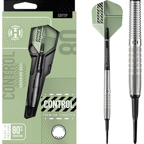 Harrows Control Tapered Darts - Soft Tip - 80% - Ringed 18g