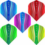 Harrows Silika Dart Flights - Tough Crystaline Coated - Std - No2 - Lumen