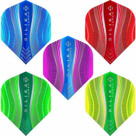 Harrows Silika Dart Flights - Tough Crystaline Coated - Std - No2 - Lumen