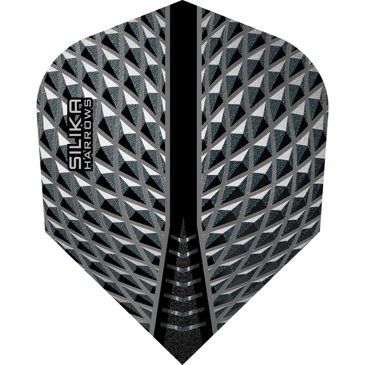 Harrows Silika Dart Flights - Tough Crystaline Coated - Std - No6 Smokey