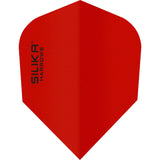 Harrows Silika Dart Flights - Tough Crystaline Coated - Std - No6 - Solid Colours Red