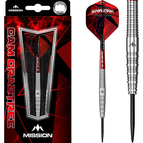 Mission Cam Crabtree Darts - Steel Tip - 95% - Natural 21g