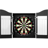 Mission Dartboard Cabinet - Deutschland Design - Black - Brush Stroke