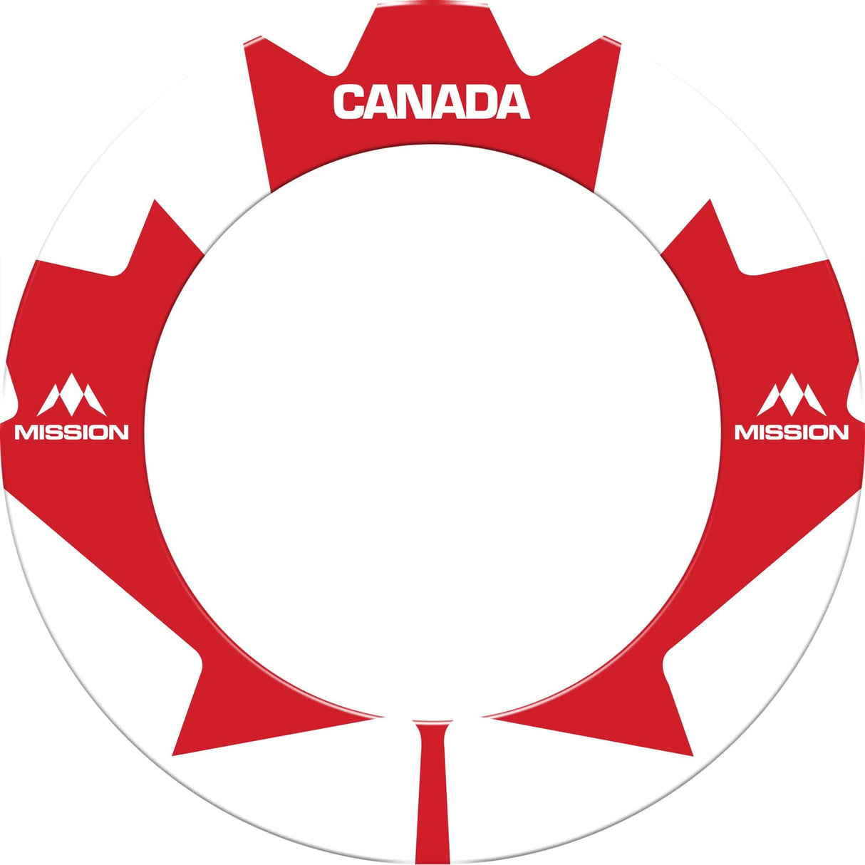 Mission Dartboard Surround - Canada Design - Large Maple Leaf