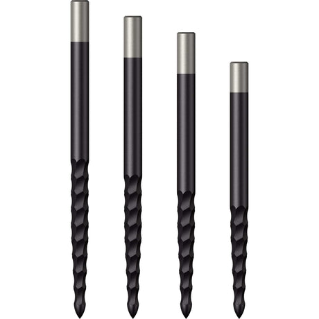 *Mission Lunar FS Dart Points - Spare Points - Rough Cut - Black