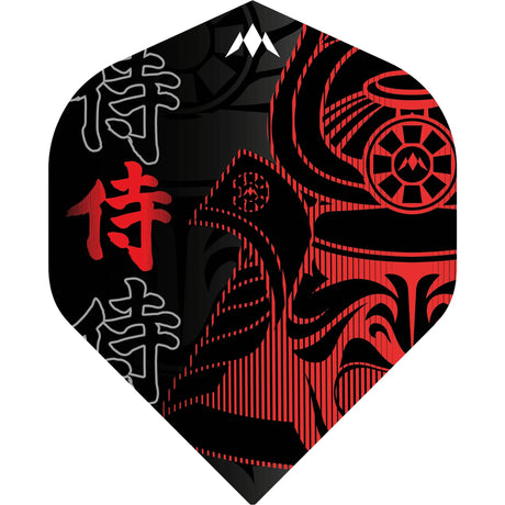 Mission Solo Dart Flights - Std - No2 - Samurai II - Red