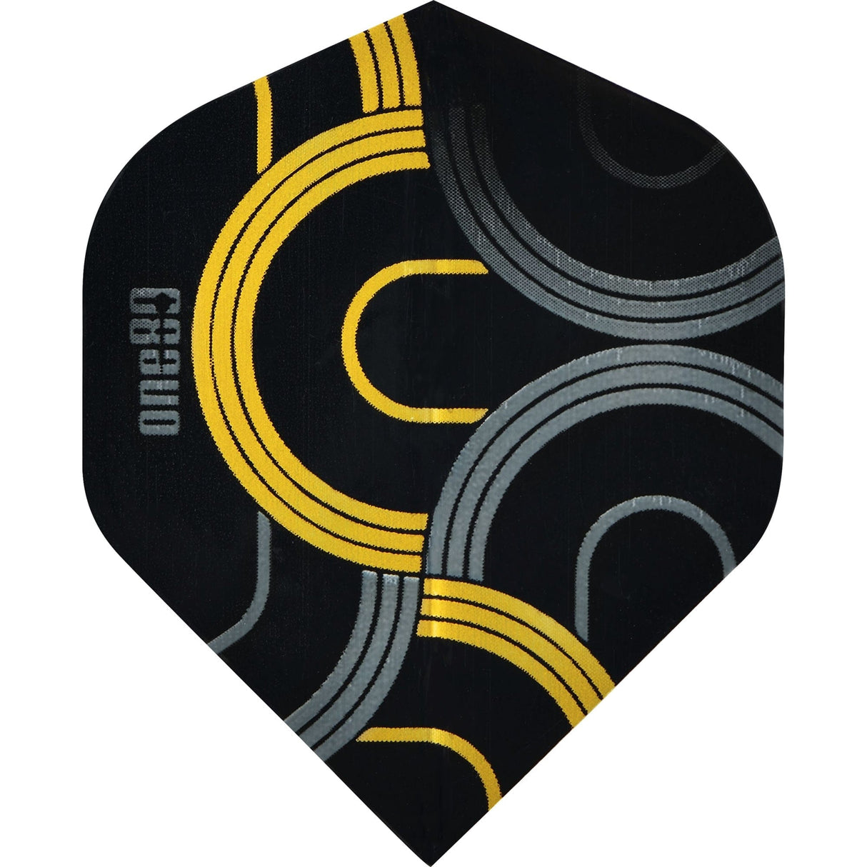 One80 Circult Dart Flights - 100 Micron - No2 - Std Gold