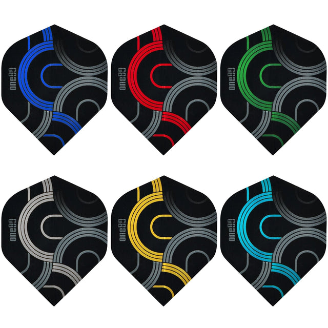 One80 Circult Dart Flights - 100 Micron - No2 - Std