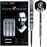 *One80 Elmar Paulke Darts - Steel Tip - V2 - Black & Silver 22g
