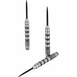*One80 Elmar Paulke Darts - Steel Tip - V2 - Black & Silver