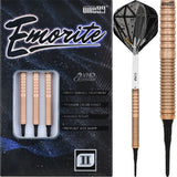One80 Emorite 02 Darts - Soft Tip - 90% Tungsten - Rose Gold 20g