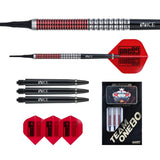 One80 Jaime Nuñez Cortes Darts - Soft Tip - JNC - Signature Darts - Electric Red 19g