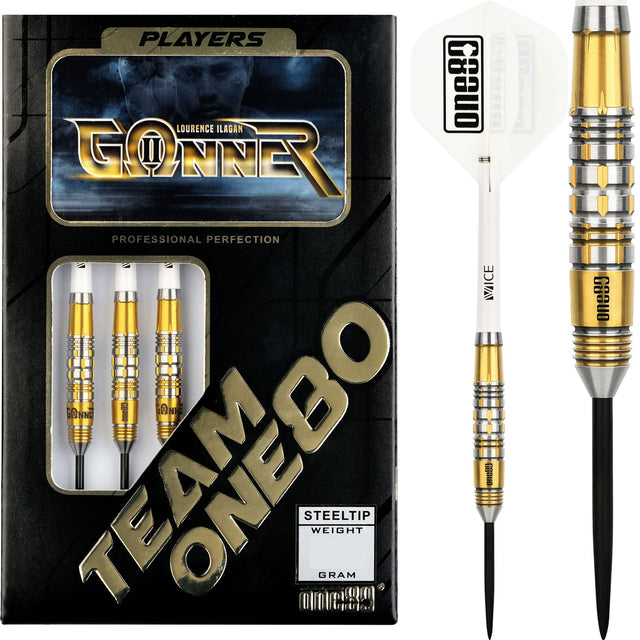 *One80 Lourence Ilagan Darts - Steel Tip - Gunner - Omega II 22g