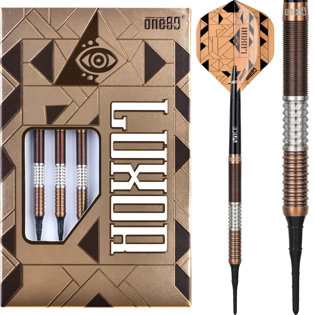 *One80 Luxor Alpha Darts - Soft Tip - Bronze 18g
