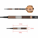 *One80 Luxor Alpha Darts - Soft Tip - Bronze