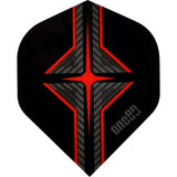 *One80 Dart Flights - 100 Micron - Star Flight - No2 - Std Red