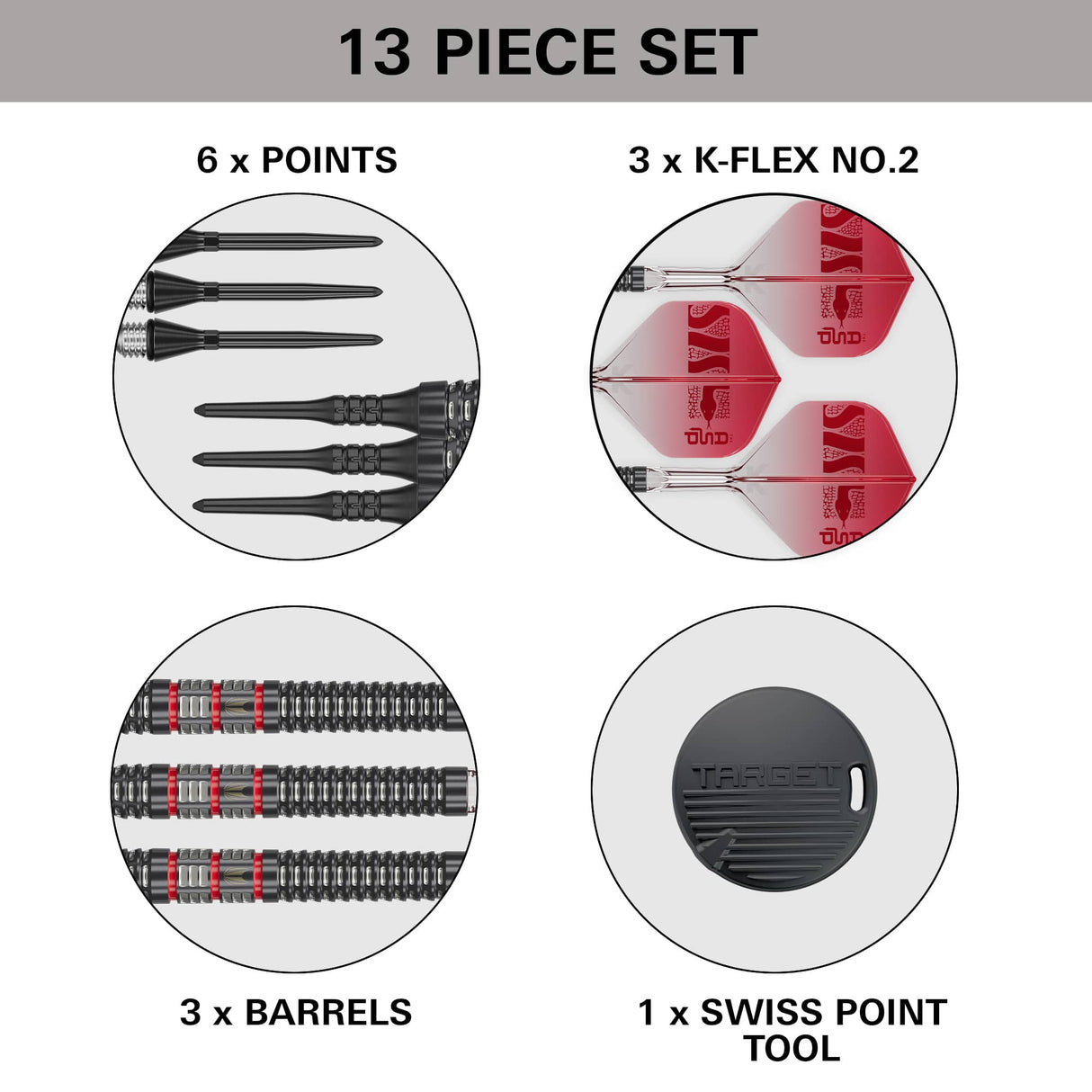 Target Nathan Aspinall Darts - Soft Tip - 95% Tungsten - 95K 18g