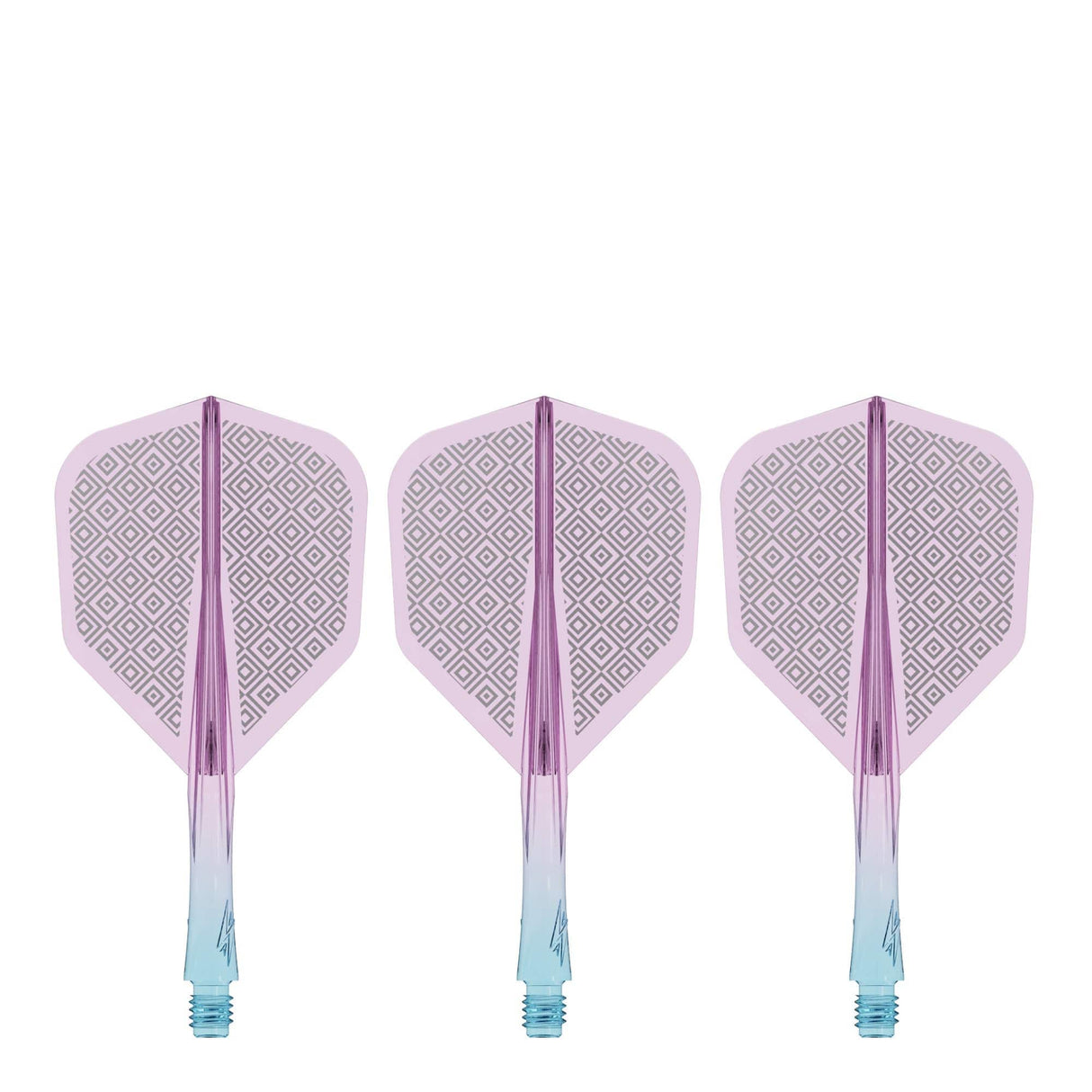 Caliburn SUP Flights - Moulded Shaft and Flight -  Standard No6 - Block - Blue & Purple