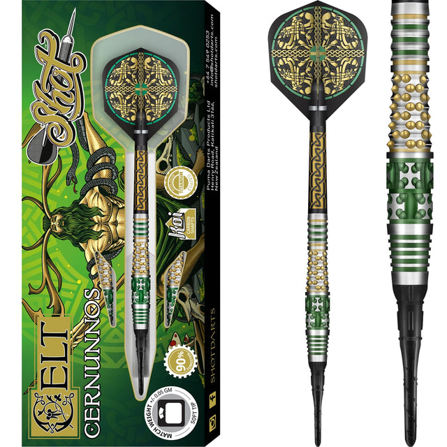 Shot Celt Darts - Soft Tip Tungsten - Cernunnos 18g