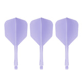 Caliburn SUP Lite Dart Flights - Moulded Flight & Shaft - Standard No6 - Misty Purple