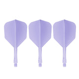 Caliburn SUP Lite Dart Flights - Moulded Flight & Shaft - Standard No6 - Misty Purple