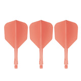 Caliburn SUP Lite Dart Flights - Moulded Flight & Shaft - Standard No6 - Tangerine