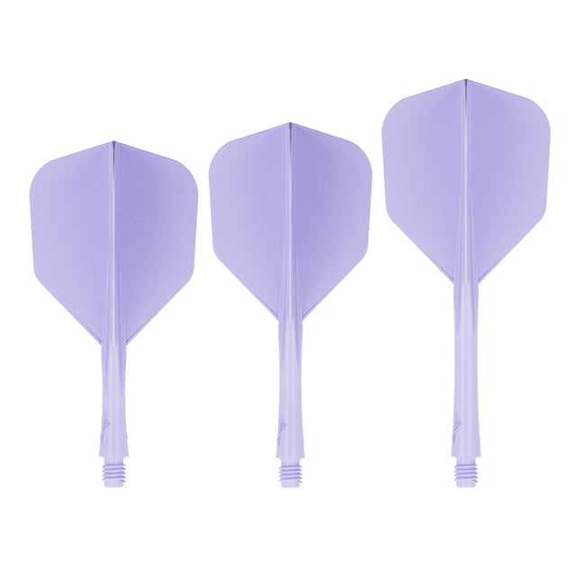 Caliburn SUP Lite Dart Flights - Moulded Flight & Shaft - Standard No6 - Misty Purple