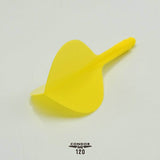 Condor AXE120 Dart Flights - Teardrop - Yellow