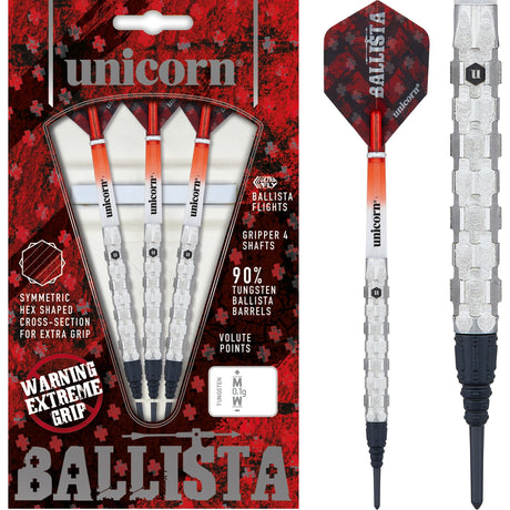 *Unicorn Ballista Darts - Style 1 - Soft Tip - Extreme Hex Grip 18g