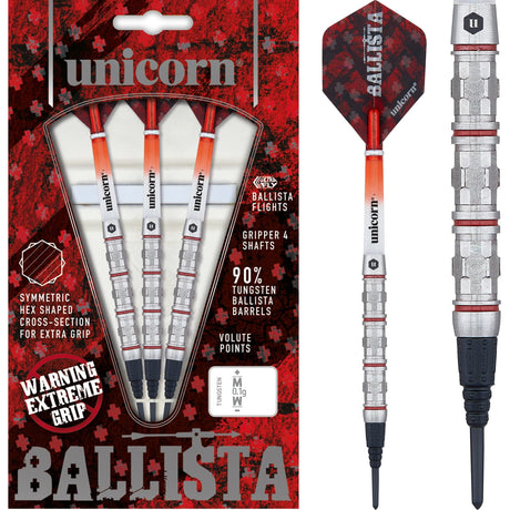*Unicorn Ballista Darts - Style 4 - Soft Tip - Extreme Hex Grip 18g