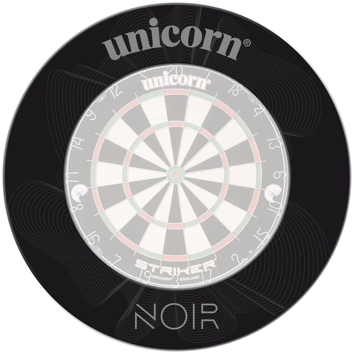 Unicorn Dartboard Surround - Professional - Heavy Duty - Noir