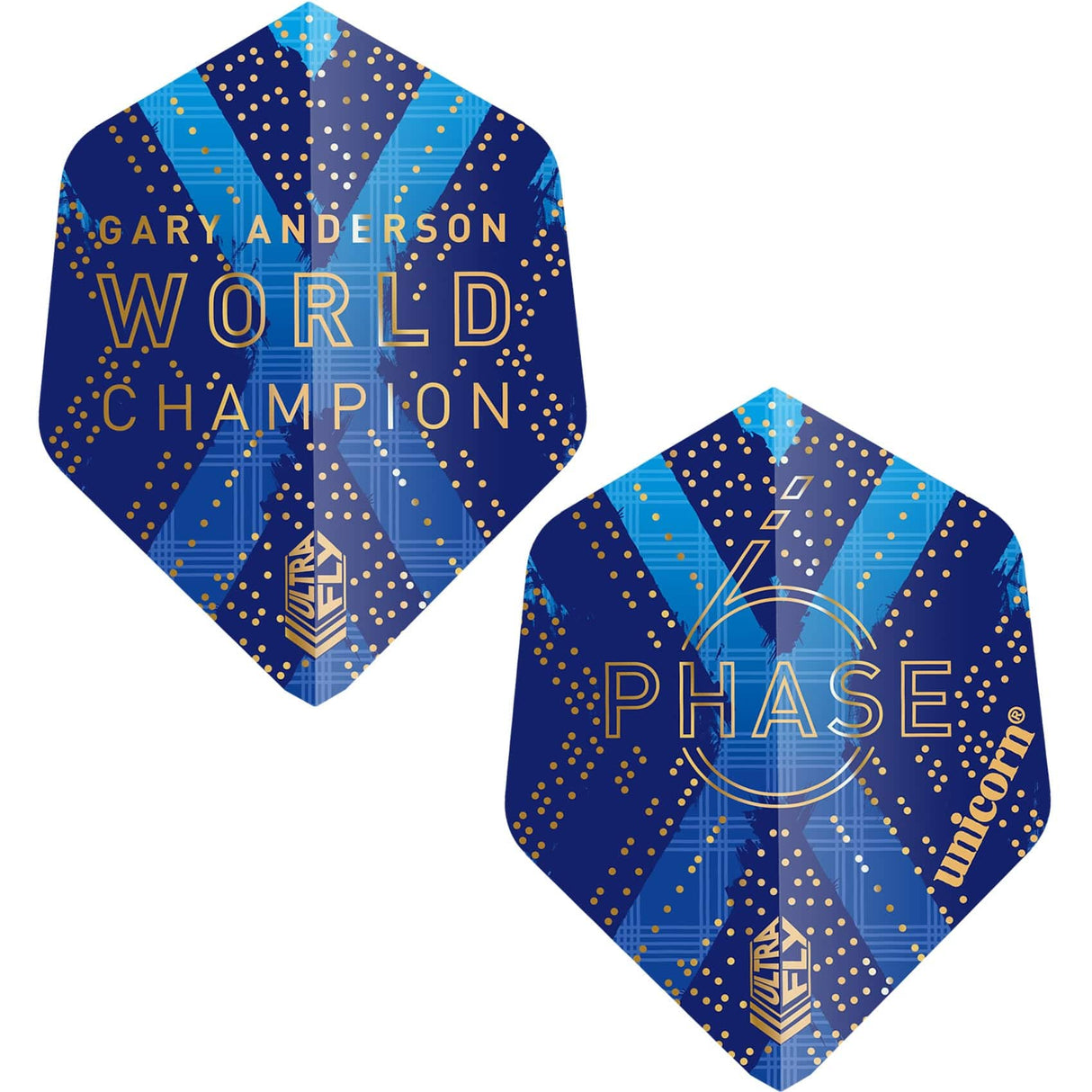 Unicorn Ultrafly Dart Flights - 100 - AR2 - Gary Anderson - Phase 6