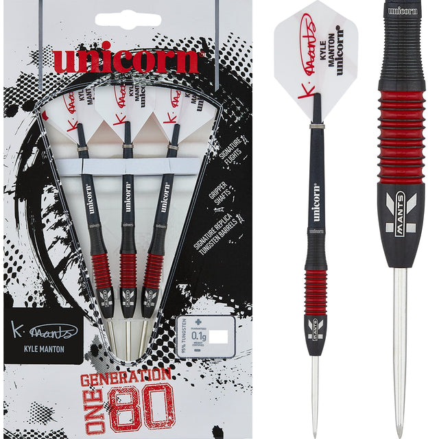 Unicorn Kyle Manton Darts - Steel Tip - Generation 180 - Phase 2 26g