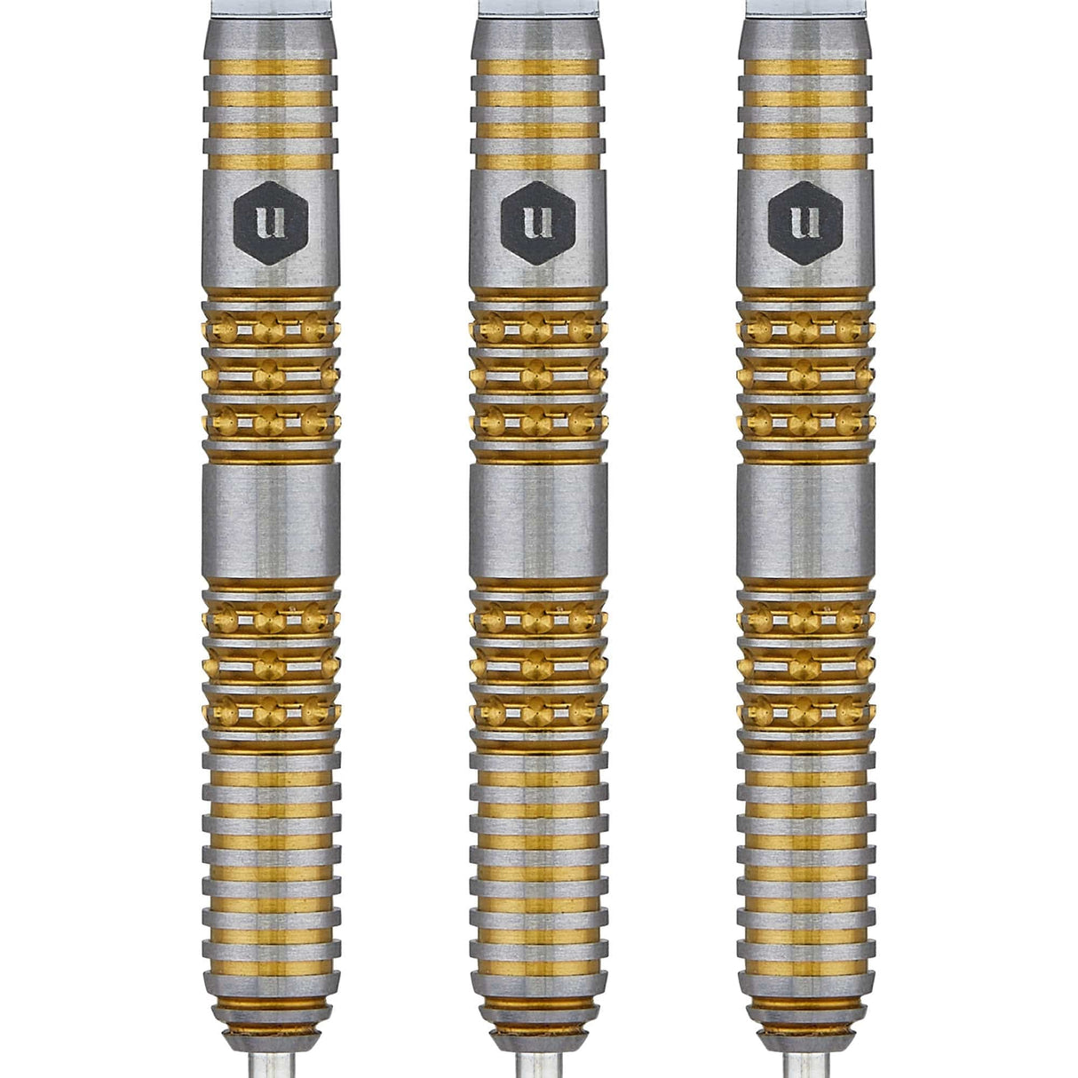 Unicorn Protech Darts - Steel Tip - Style 6 - Silver & Gold